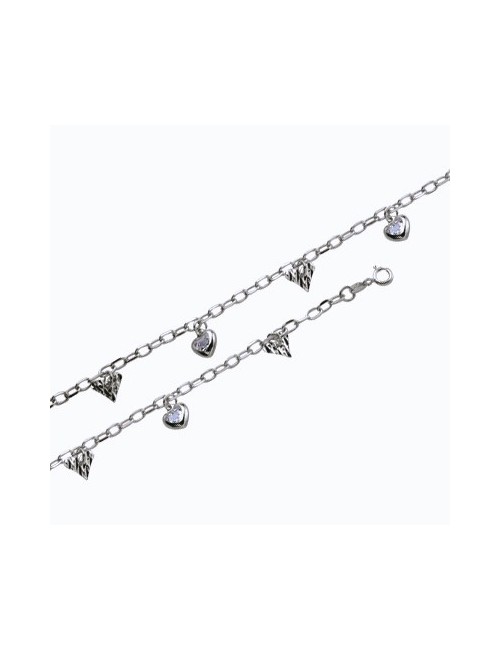 bracelet fantaisie en argent