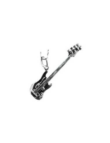 pendentif artisanal guitare basse