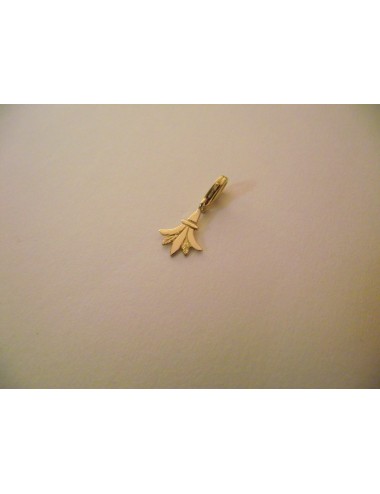 pendentif fleurs de lotus en or