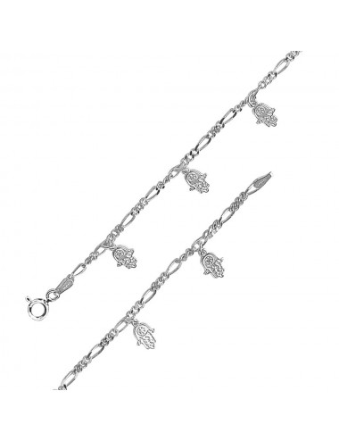 bracelet avec breloques main de fatma