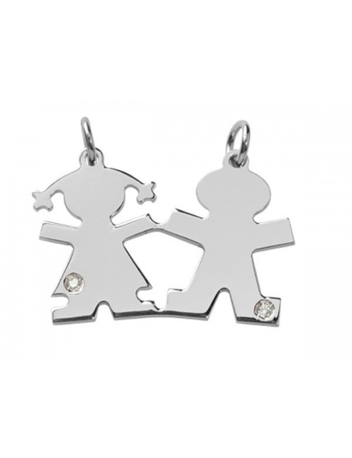 Pendentif fille garçon