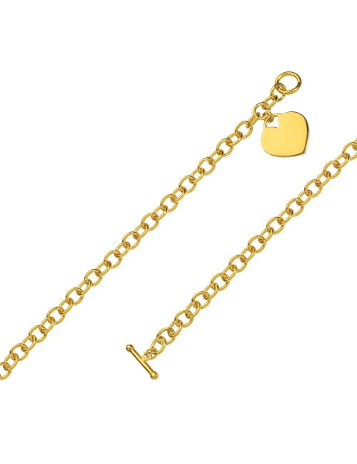 bracelet plaqué or